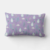 Rectangle Coussin de jet pastel mignon à motif nuage" (Verso)
