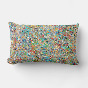 Rectangle Coussin de jet Poly Lumbar Confetti
