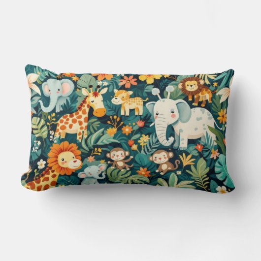Rectangle Coussin de Jungle Dreams (Recto)
