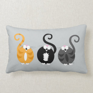 Rectangle Coussin de Kitty Rolly Pollies
