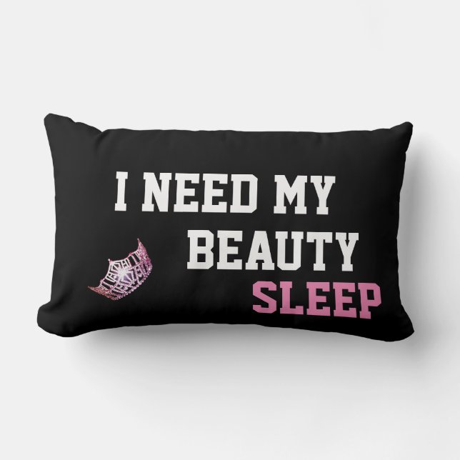 Rectangle Coussin de la Couronne de style Miss America (Recto)