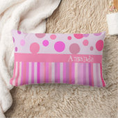 Rectangle Coussin de la pièce des filles personnalisées (Couverture)