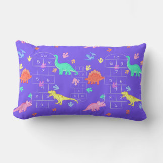 Rectangle Coussin de lancer de dinosaure de marelle