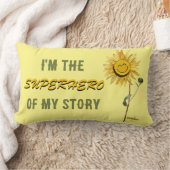 Rectangle Coussin de lancer Superhero par le poète Adiela Ak (Couverture)