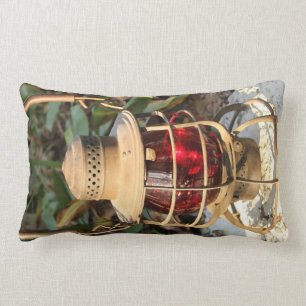 Rectangle Coussin de lanterne de chemin de fer du Long