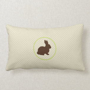 Rectangle Coussin de lapin