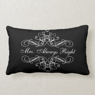 Rectangle Coussin de lit de Mme Always Right Elegant Boudoir