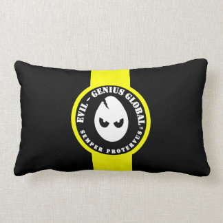 Rectangle Coussin de Lumbar banni mondial du mal-génie