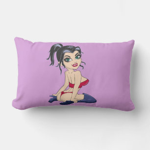 Rectangle Coussin DE LUMBAR DE FILLE DE PORTE-CHAUSSURE