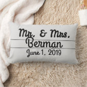 Rectangle Coussin de M. et de Mme PERSONALIZED (Couverture)
