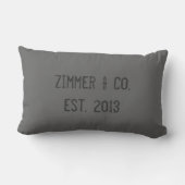 Rectangle Coussin de mariage de Seattle (Verso)