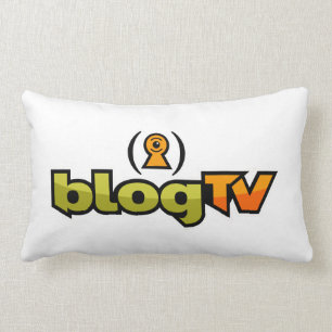 Rectangle coussin de MoJo d'Américain de blogTV
