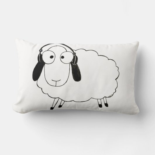 Rectangle Coussin de moutons (Recto)