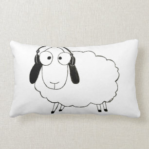 Rectangle Coussin de moutons