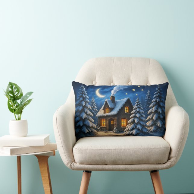 Rectangle Coussin de Noël (Chaise)