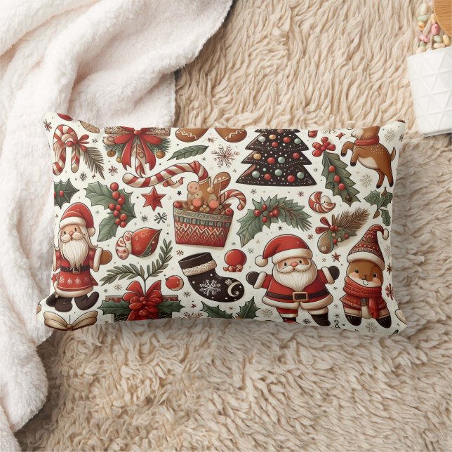 Rectangle Coussin de Noël animal Wonderland (Couverture)