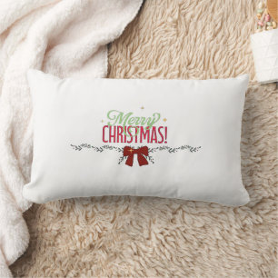 Rectangle Coussin de Noël minimaliste