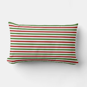 Rectangle Coussin de Noël rouge et vert