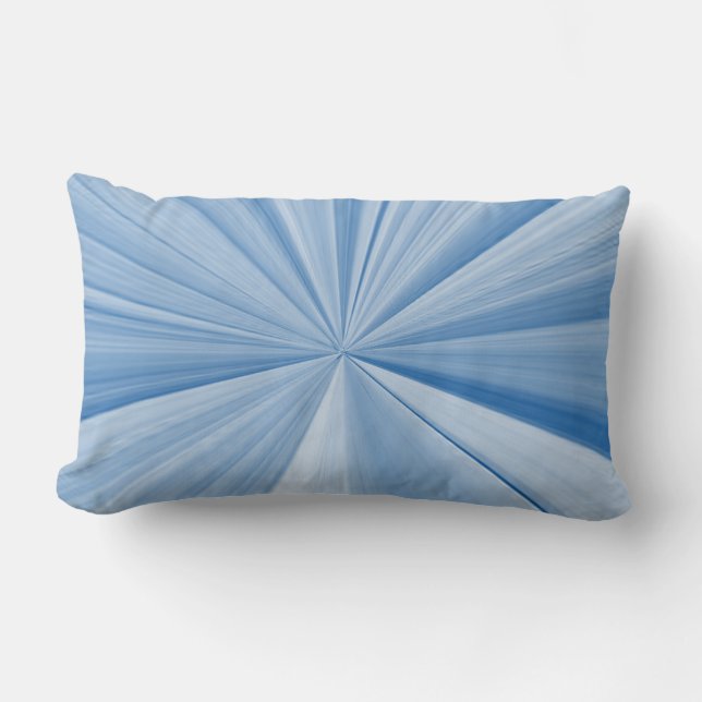 Rectangle Coussin de noeud de poudre et de bleu royal (Recto)