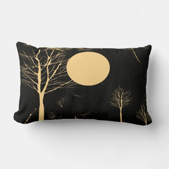 Rectangle Coussin de nuit vintage Moon (Recto)