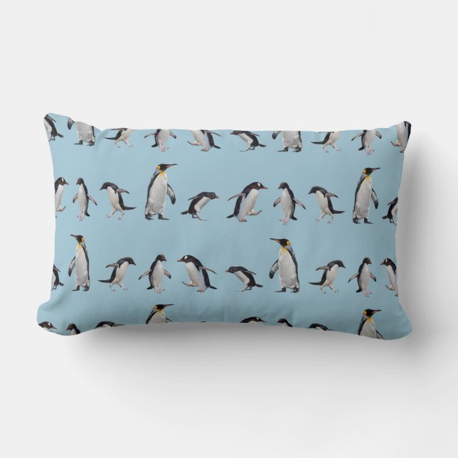 Rectangle Coussin de partie de pingouin (choisissez votre (Recto)