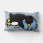 Rectangle Coussin de pingouin dormant (Verso)