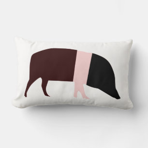 Rectangle Coussin de porc à selle