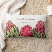 Rectangle Coussin de prière pour couple de fleurs botanique (Couverture)