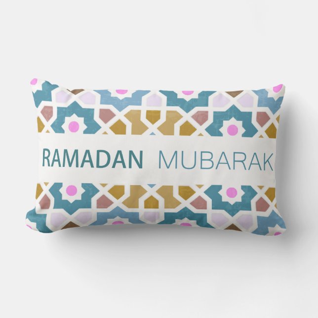 Rectangle Coussin de Ramadan et d'Eid (Recto)