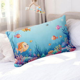 Rectangle Coussin de sérénité de la barrière de corail
