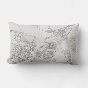 Rectangle Coussin de vélo de moto de brouilleur de Yamaha