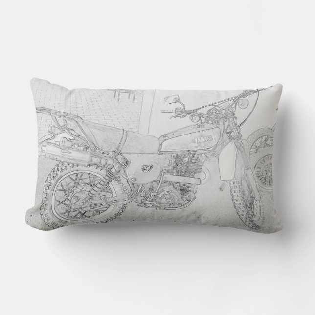 Rectangle Coussin de vélo de moto de brouilleur de Yamaha (Recto)