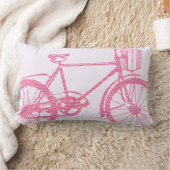 Rectangle Coussin de vélo rose et blanc (Couverture)