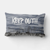 Rectangle Coussin Déplaisant Halloween personnalisé (Verso)