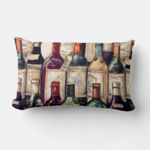 Rectangle Coussin des amateurs de vin