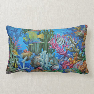 Rectangle Coussin des Caraïbes de récif