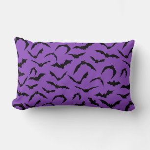Rectangle Coussin des chauves-souris d'Halloween