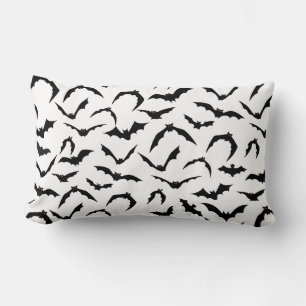 Rectangle Coussin des chauves-souris d'Halloween