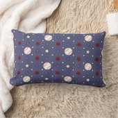 Rectangle Coussin des étoiles de baseball mignonnes (Couverture)