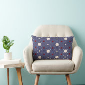 Rectangle Coussin des étoiles de baseball mignonnes (Chaise)