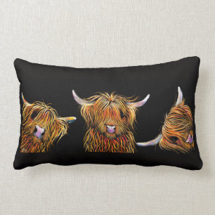 Rectangle Coussin des montagnes de vache 'les SCoTTieS '