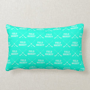 Rectangle Coussin d'hockey de gisement de turquoise