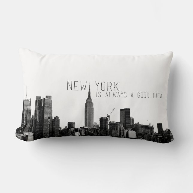 Rectangle Coussin d'horizon de New York (Recto)