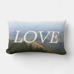 Rectangle coussin d'inspiration vue montagne
