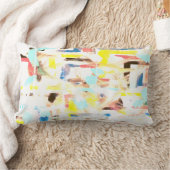 Rectangle Coussin d'oreiller Abstrait Washed Off Art (Couverture)