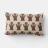 Rectangle Coussin d'ours Brown pour enfants (Verso)