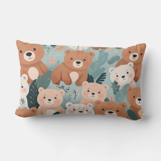 Rectangle Coussin d'ours mou (Verso)
