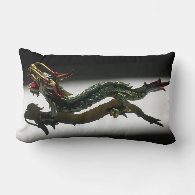Rectangle Coussin - Dragon en vedette (Recto)