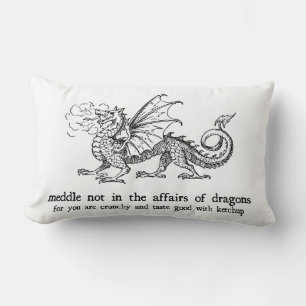 Rectangle Coussin Dragon Lumbar