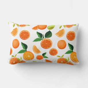 Rectangle Coussin du bar-motif orange